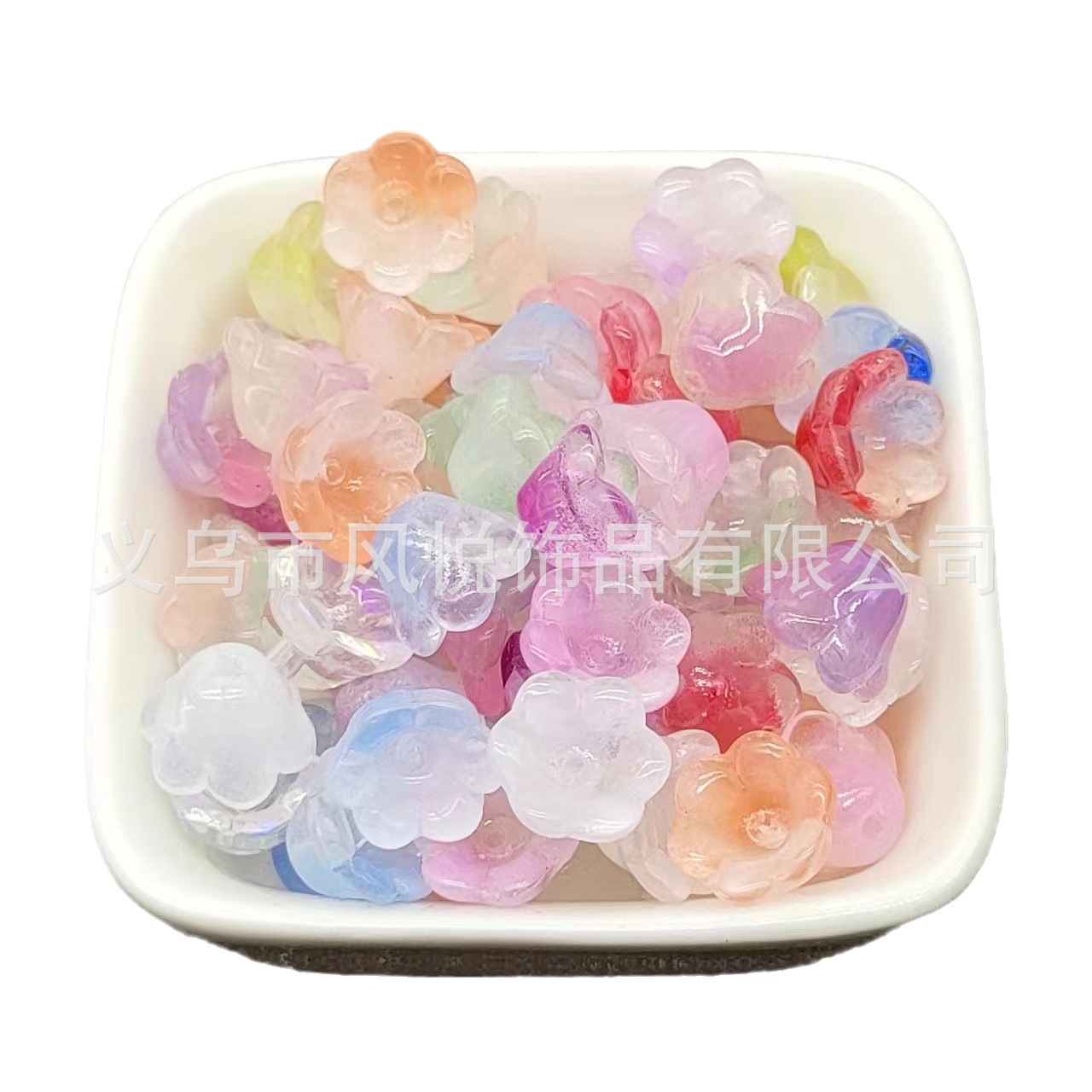 7x12mm glass beads, lily of the valley scattered beads, campanula flower buds, bell flower, diy jewelry, hairpin, beading material Item Picture
