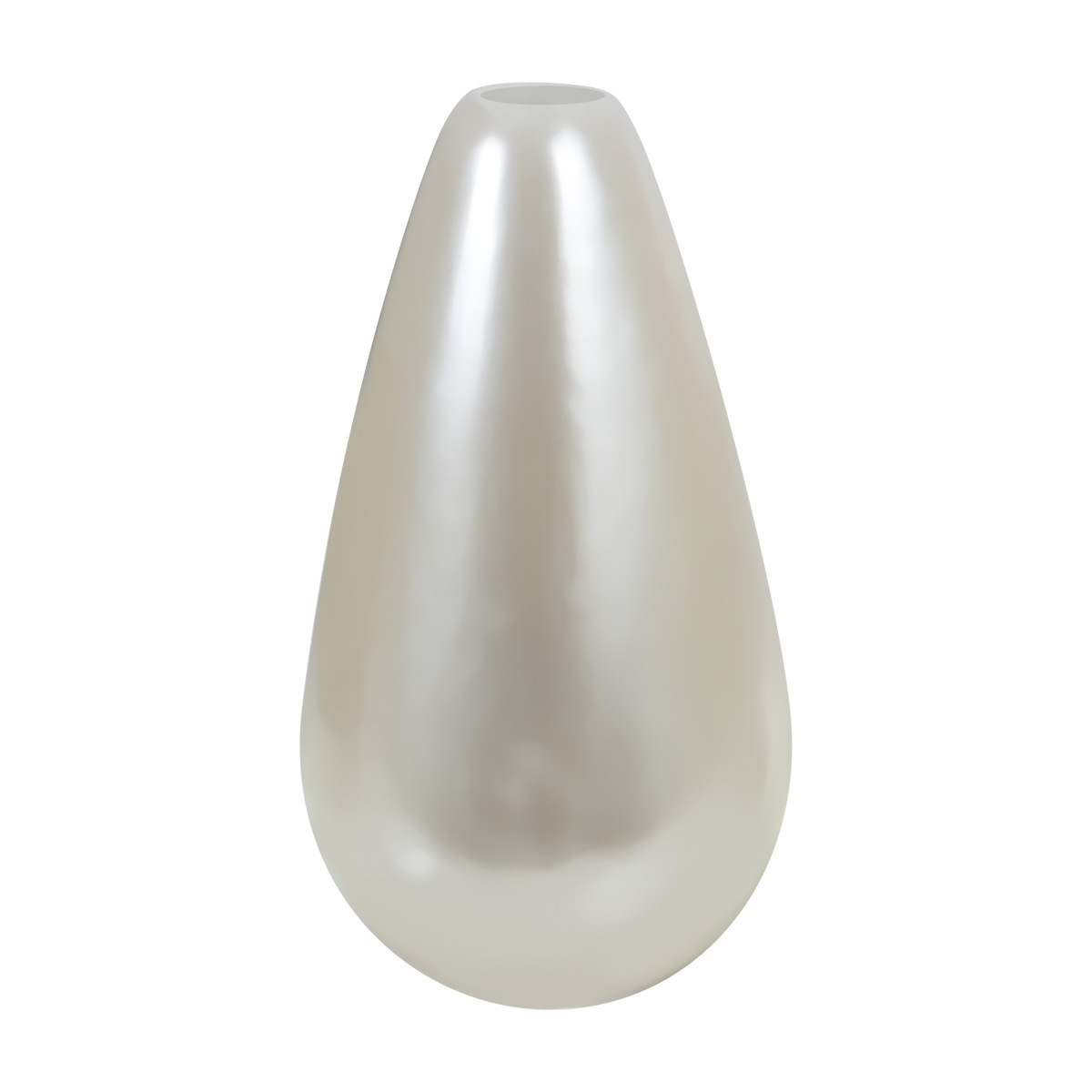 High-gloss single-hole teardrop-shaped loose beads, imitation pearl round beads, diy imitation glass bead jewelry accessories, beaded hair band base Item Picture
