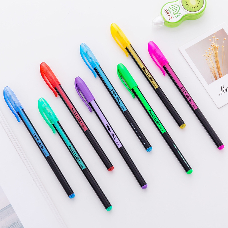Xuancai 6107 Glitter Pen, Highlighter Pen, Pastel Pen, Painting Planner Pen, 36-color Set, Gel Pen, Fluorescent Pen, 24-color Application Scenario