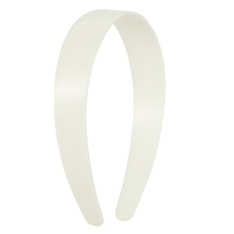diy hair band material, handcrafted plastic, straightened and unbroken headband, personalized Japanese and Korean white accessories, no anti-slip teeth Item Picture