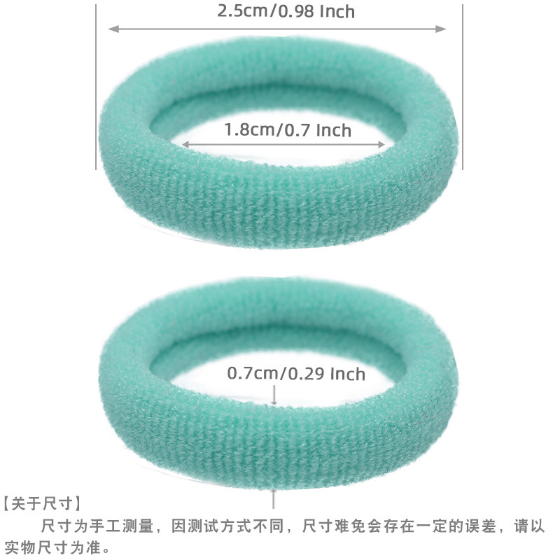 Korean version bird bag children's hair band diy baby headband 2.5cm zipper bag seamless high bullet loop 100 pieces Application Scenario