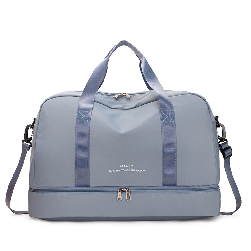 Custom-made large-capacity travel bags with printed logos, hand-held crossbody fitness bags, dry and wet separation swimming storage bags undefined