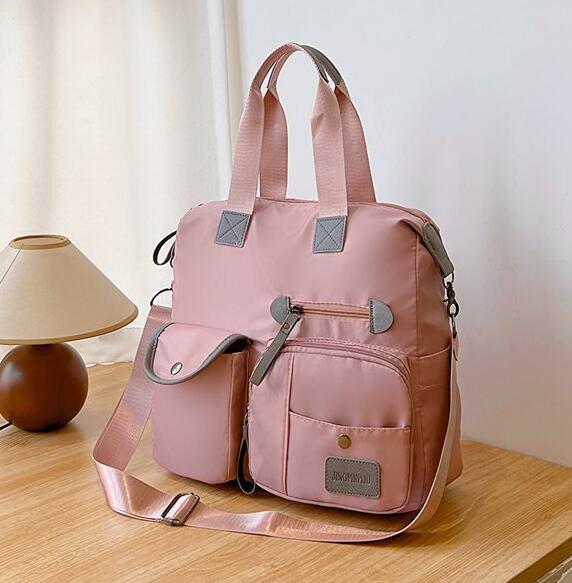 Cross-border 2024 new style European and American fashionable women's bag, nylon mommy bag, large capacity single-shoulder crossbody travel bag undefined
