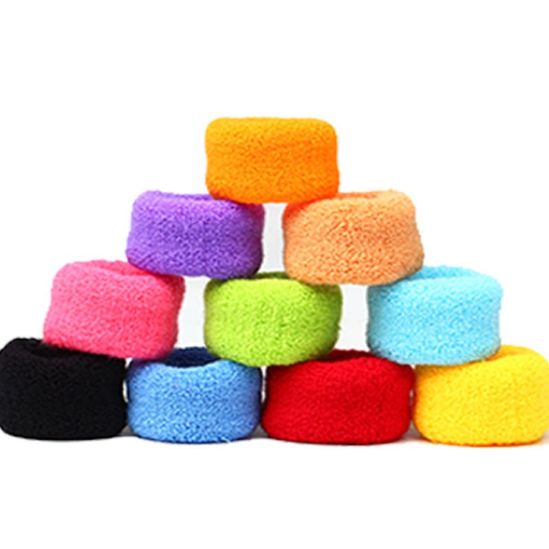 Thickened, seamless, trendy ponytail hair band, large Korean version, high-elasticity black bun hairstyle, towel band, leather band hair tie Item Picture