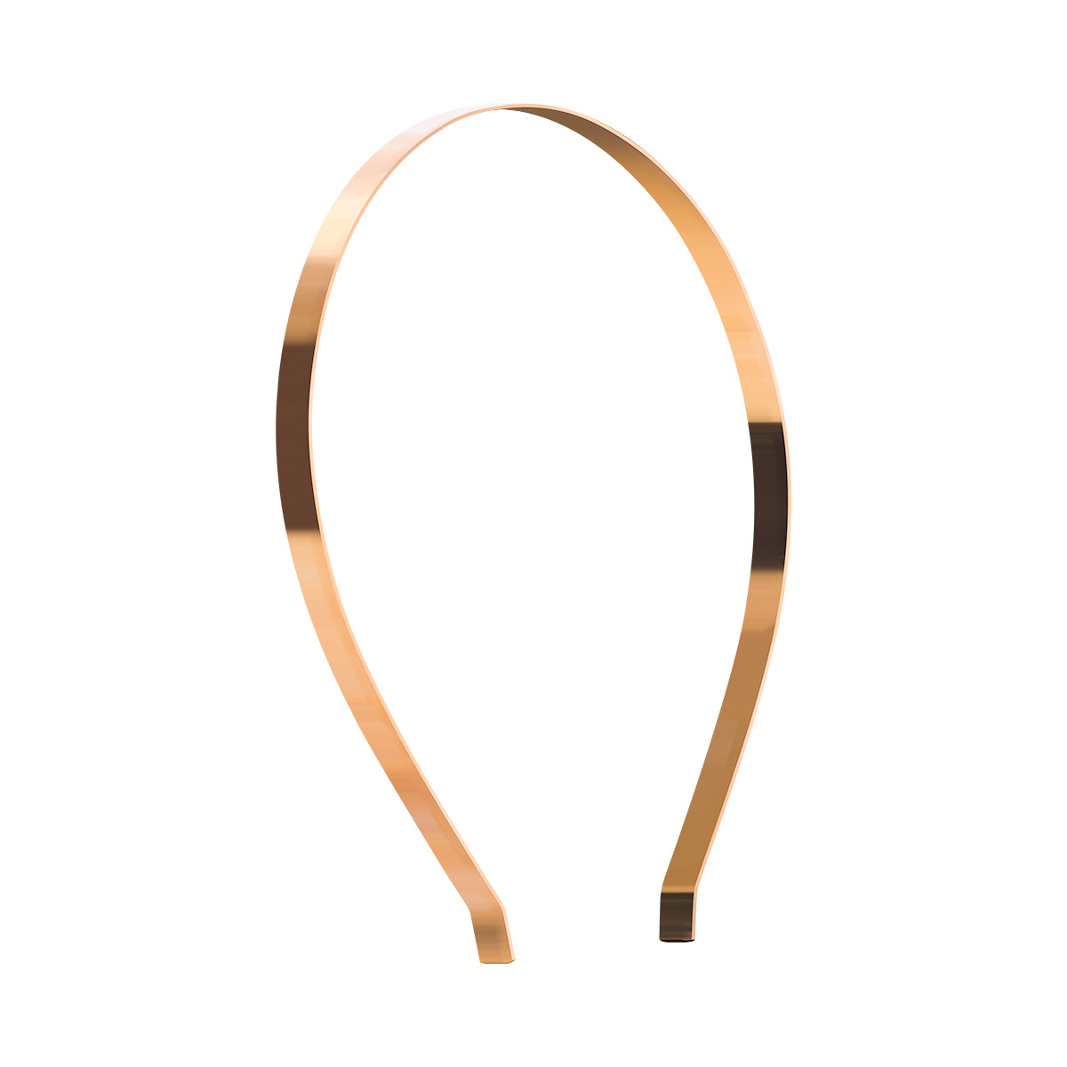 12345710 White K gold red copper rough hair band iron round wire headband DIY metal headband headwear accessories Item Picture