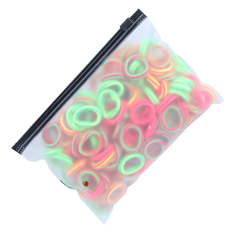 Korean version bird bag children's hair band diy baby headband 2.5cm zipper bag seamless high bullet loop 100 pieces Item Picture