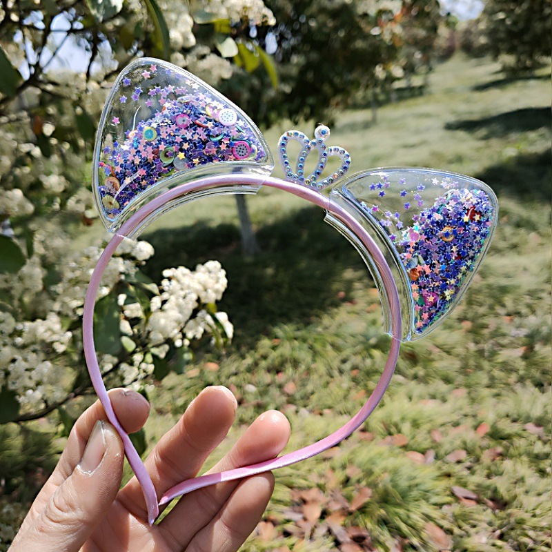 Cat ear headbands, hair clips, headwear, children's headwear, hair bands, kids' crowns, princess heads, girls' rabbit ears undefined
