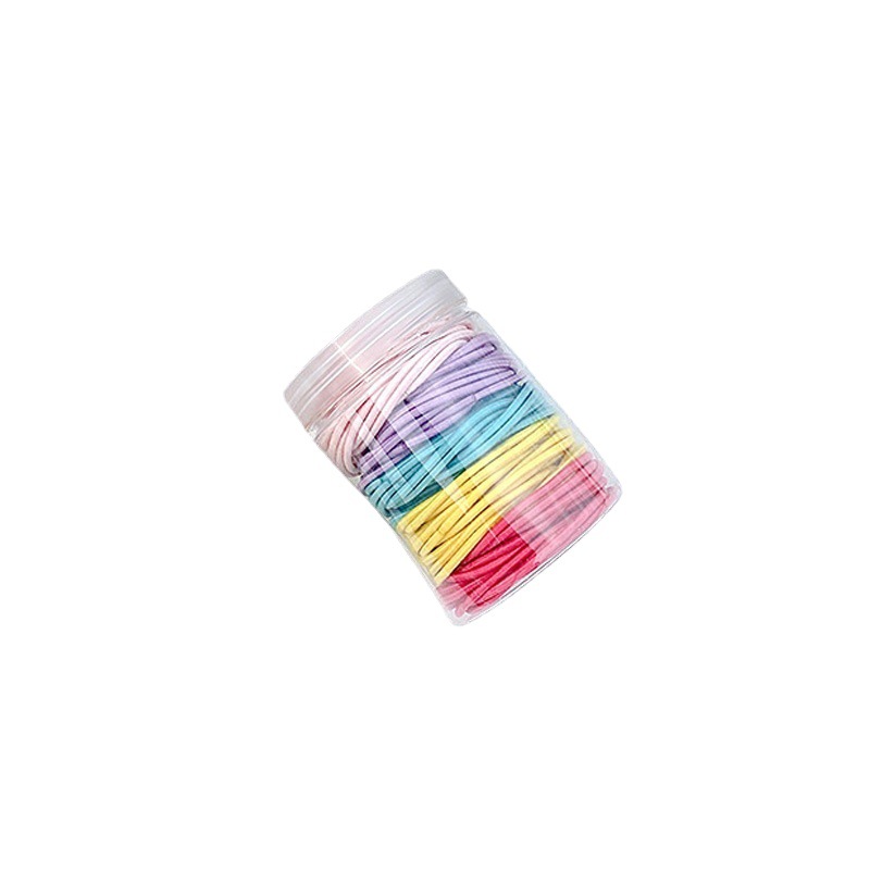 The hair tie is a simple and elegant style for women in Instagram. It's a cute Korean-style colorful leather case. 2022 new style for tying hair and using hair bands in Instagram style Item Picture