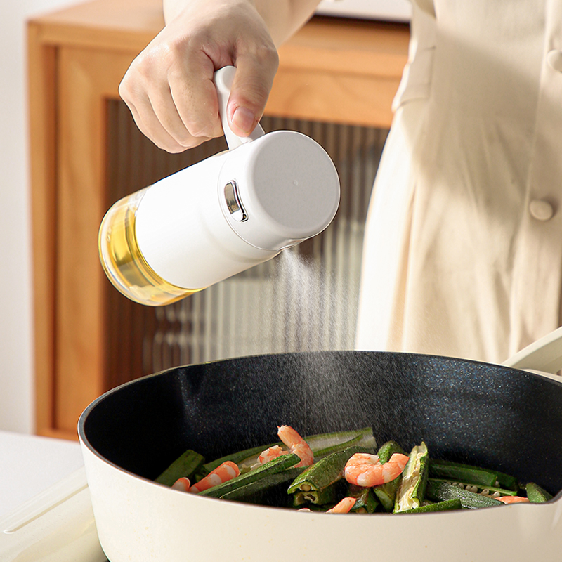 【CL】25Q4#8240 Zhiyou Glass Spray Bottle (275ml) White/Khaki Clear details Picture