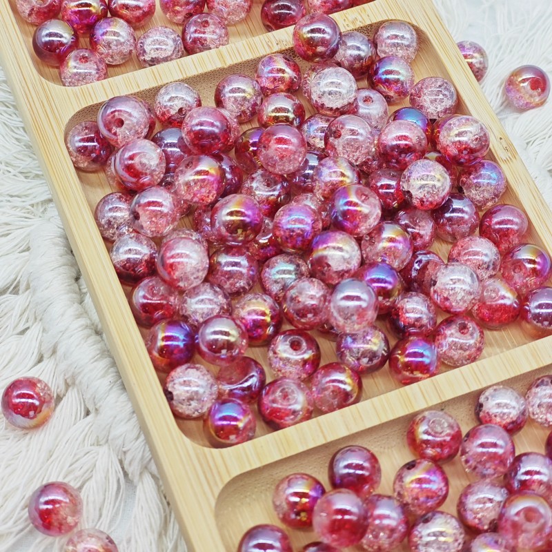 New 10mm electroplated AB colored jade broken bead bracelet, DIY handcrafted bead accessories, wholesale of glass and glass beads undefined