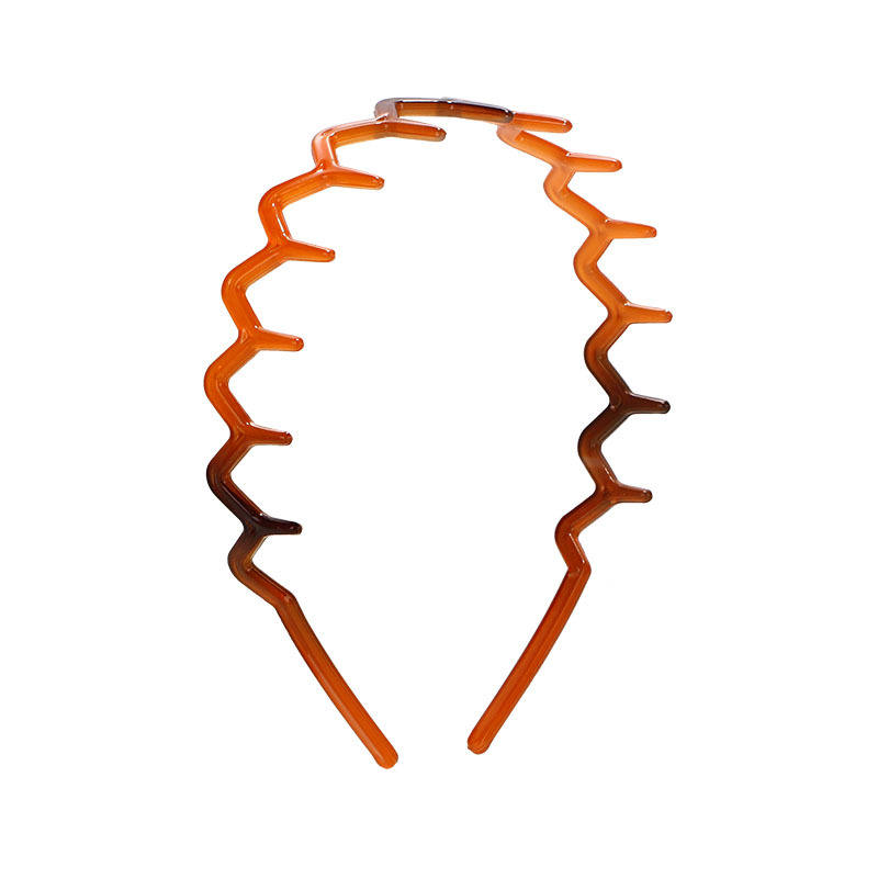Plastic small wave plastic headband boutique, popular women's fringe hair band, night market street stall supply, hair accessories details Picture
