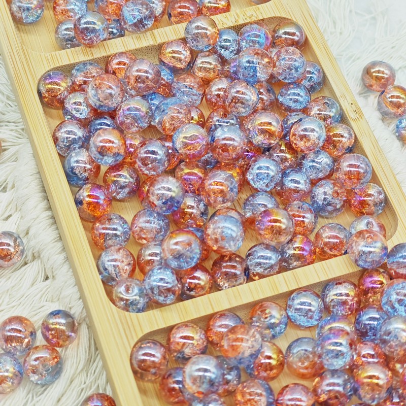 New 10mm electroplated AB colored jade broken bead bracelet, DIY handcrafted bead accessories, wholesale of glass and glass beads undefined