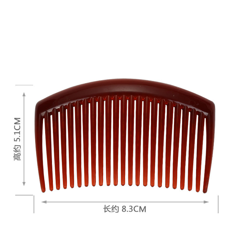 Wholesale of new bride black and coffee-colored hair combs, ancient-style hair comb accessories, hair clips, headwear, and plastic compression hair combs Application Scenario