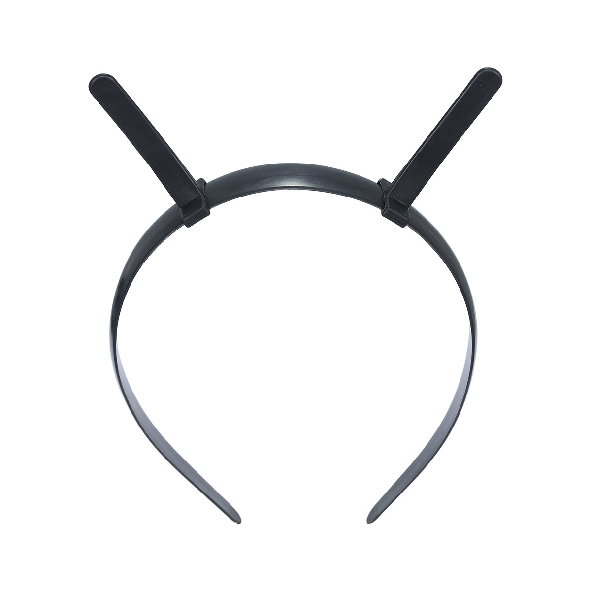 2.0cm long corner hair band flat back toothless multi-corner plastic headband semi-finished Christmas hair band factory direct sales Item Picture