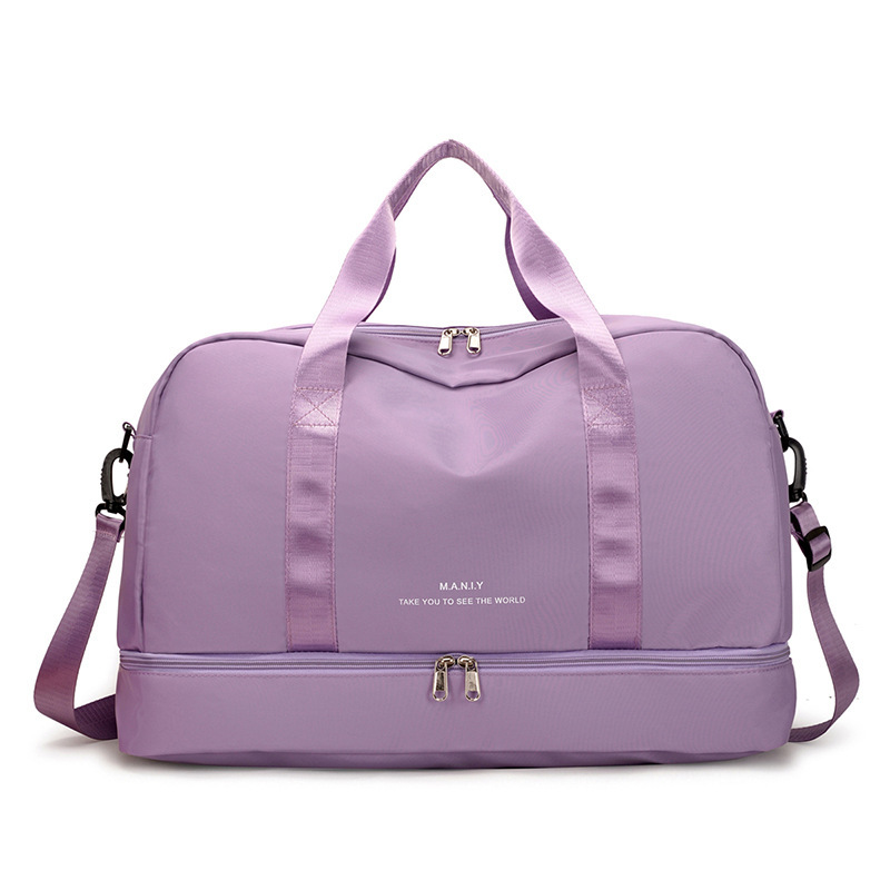 Custom-made large-capacity travel bags with printed logos, hand-held crossbody fitness bags, dry and wet separation swimming storage bags undefined