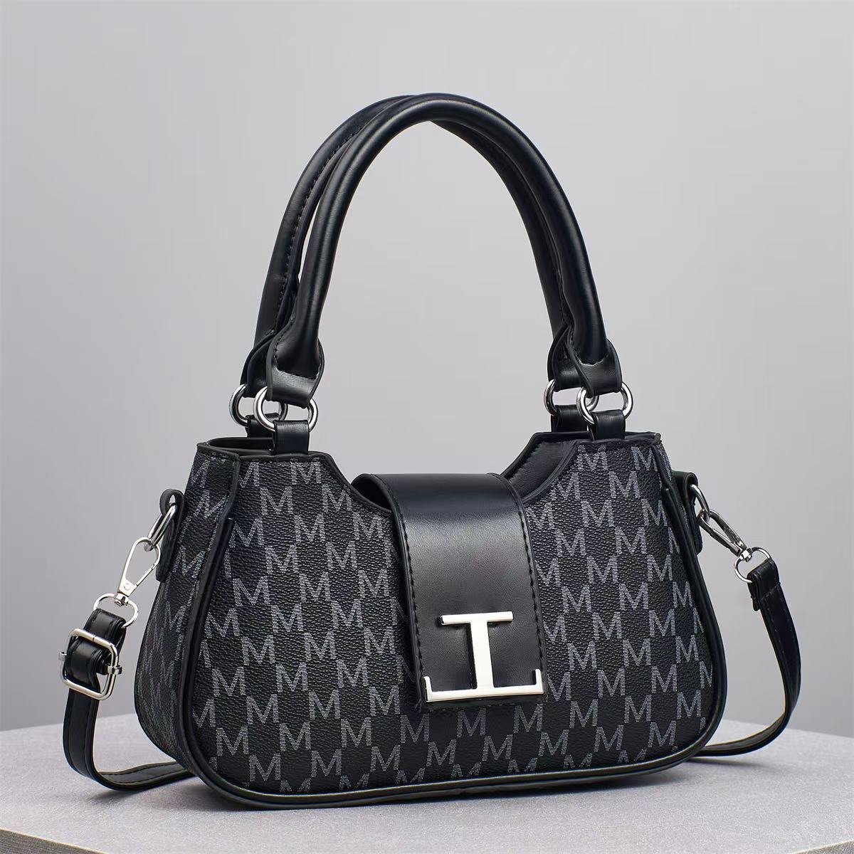 Spring and summer new versatile single-shoulder crossbody bag, Korean-style elegant middle-aged women's bag, mom's bag, simple and trendy handbag, large bag undefined