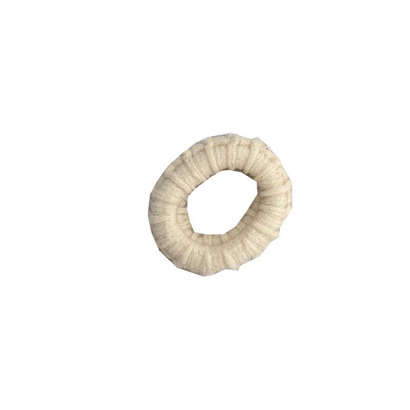 تربط المرأة شعرها بشعر الخيل بشعر شعرها بشعر رباط طويل بشريط جلدي كوري وطوق منشفة الرأس Item Picture