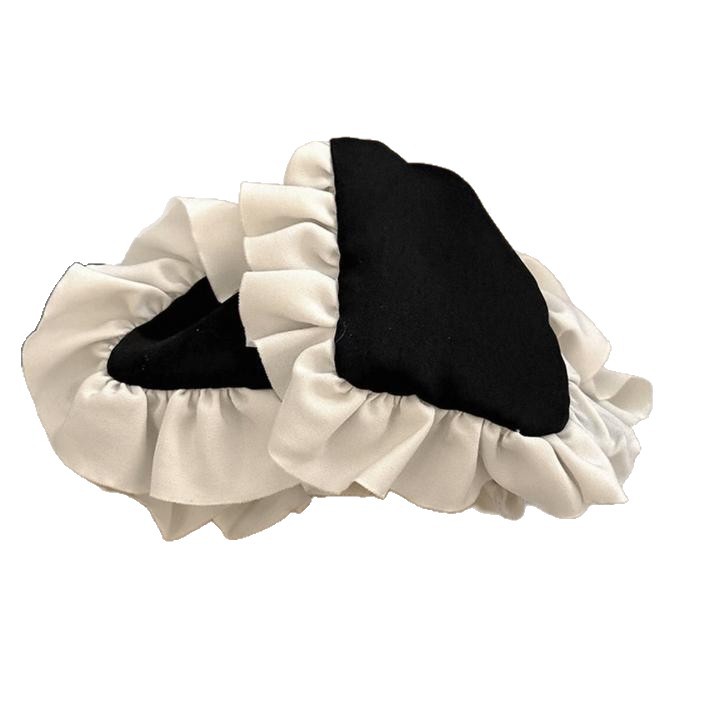 Bow denim triangle clip for women 2025 new style high-end shark clip full back of the head hair clip headwear Item Picture
