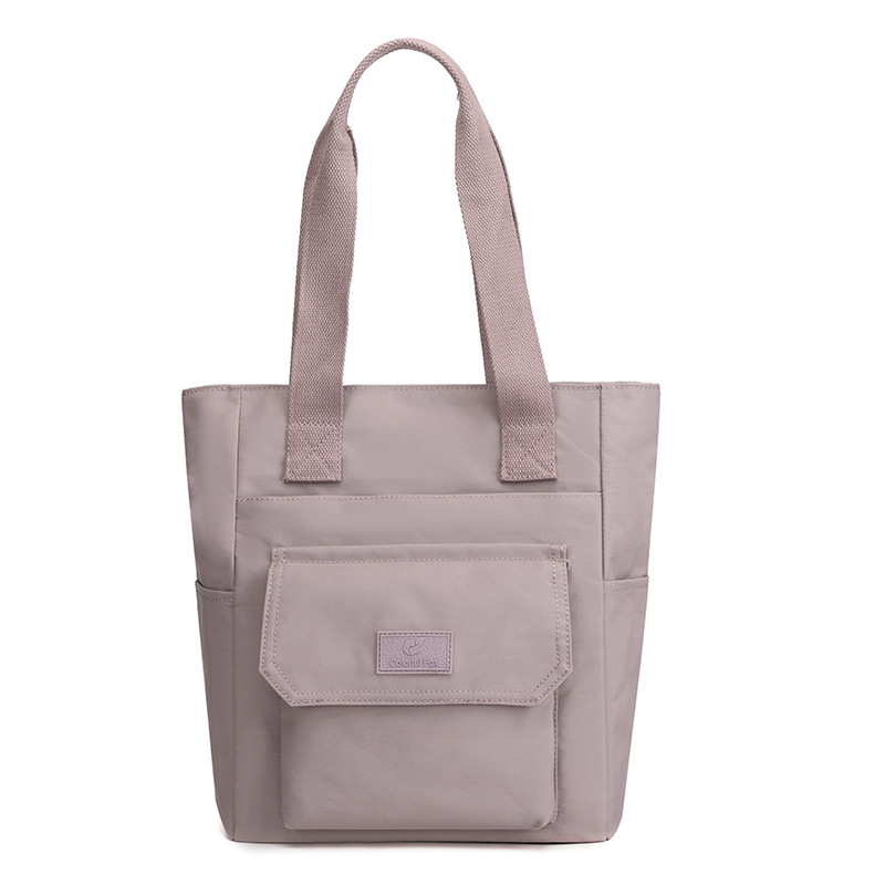 Large-capacity women's fashionable and trendy single-shoulder bag, nylon water-resistant versatile tote bag, Korean-style hand-held shopping bag, trendy undefined