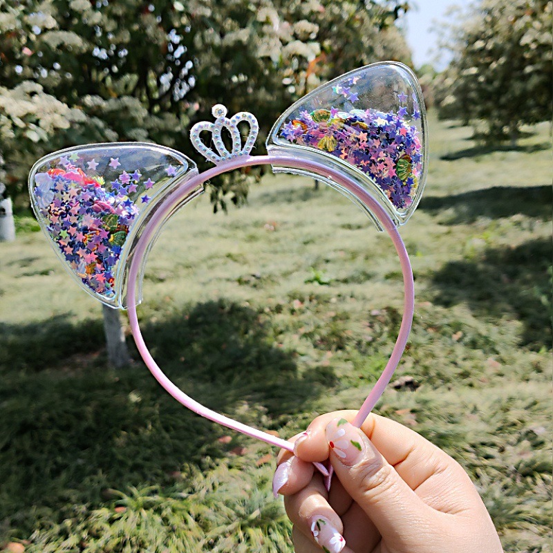 Cat ear headbands, hair clips, headwear, children's headwear, hair bands, kids' crowns, princess heads, girls' rabbit ears undefined