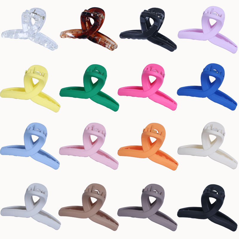 Cross-border versatile bangs clip 4.5 cm mini cross grab clip, women's diy handmade material accessory, children's hair clip full image