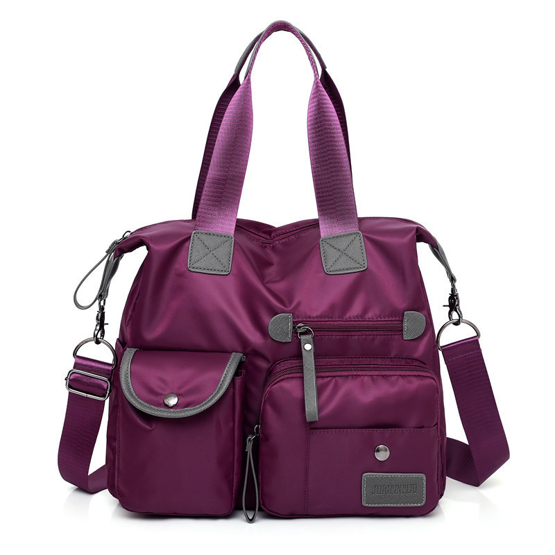 Cross-border 2024 new style European and American fashionable women's bag, nylon mommy bag, large capacity single-shoulder crossbody travel bag undefined