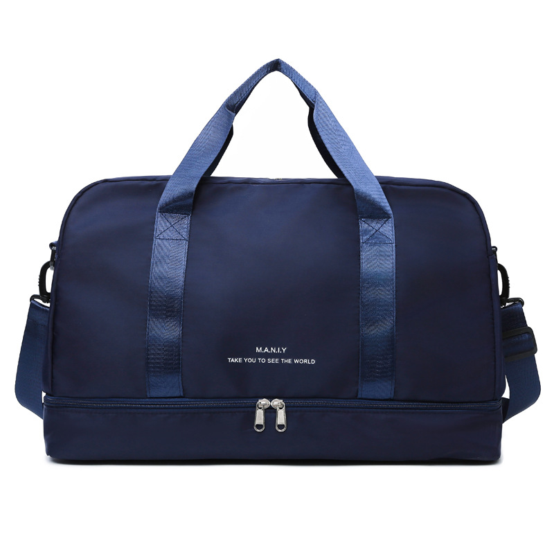 Custom-made large-capacity travel bags with printed logos, hand-held crossbody fitness bags, dry and wet separation swimming storage bags undefined