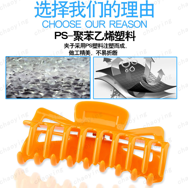 Spring and summer ladies' bath clips, large, medium and small wig accessories, grab clips wholesale, high ponytail hairpins and hair clips Application Scenario