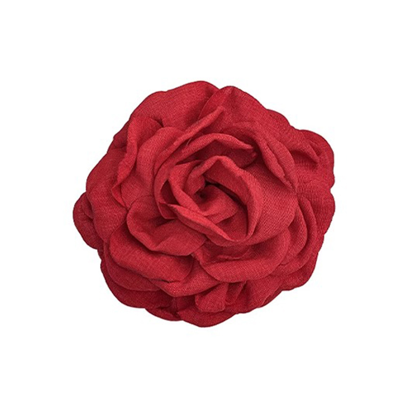 Caro's same rose flower hair clip for women, with a high-end and exquisite shark clip at the back of the head, and a large size for summer Item Picture