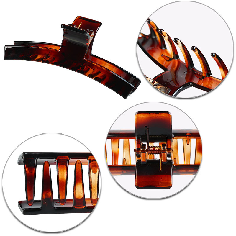 Xiaohongshu bloggers are highly recommending diy hairpin accessories for women, such as a simple one-line hair clip and a 10-centimeter large updo hair clamp Specification image