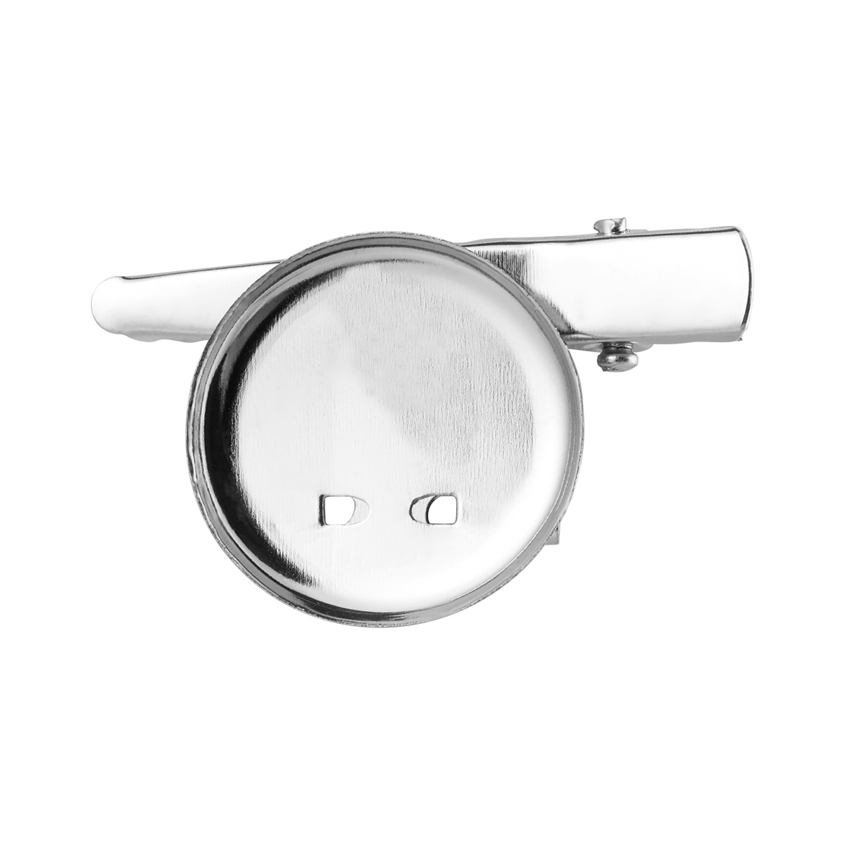 2cm flat edge chest plate factory direct sales, double-purpose tray for round pins, DIY brooch base tray accessories Item Picture