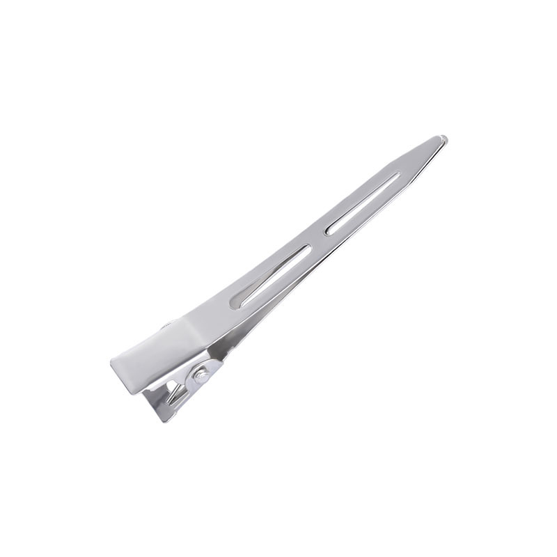 Hand-pushed corrugated flat-mouth hair straightener, bun hair straightener, duckbill straightener, medium-sized long-mouth perm, 6 cm single-fork zoned hair straightener for women Item Picture