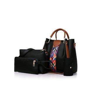 Women's bag 2024 new style European and American fashion four-piece set, mother and child bag, shoulder bag, crossbody bag, bucket bag, multi-piece set undefined