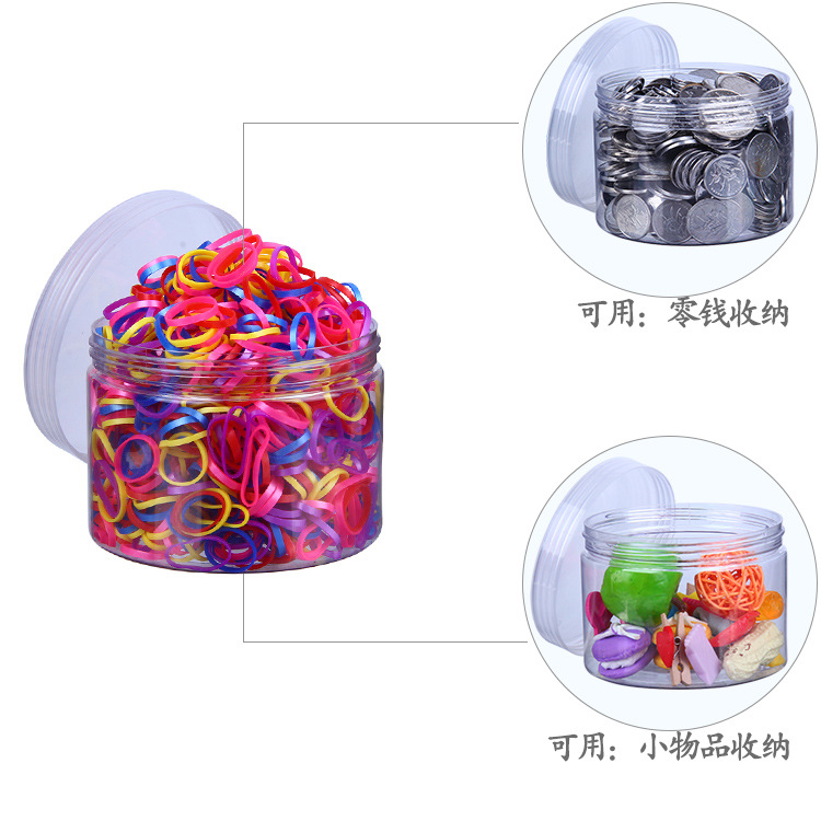 Disposable rubber band for women's hair ties, black high-elasticity hair bands, adult and children's hair ties and headwear Application Scenario