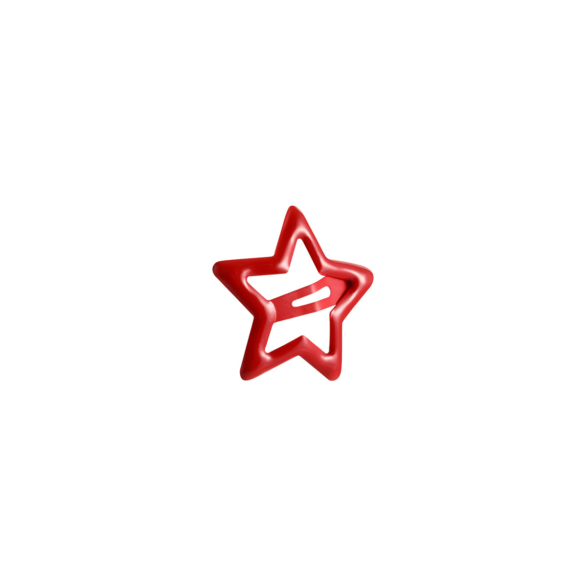 Dopamine Five-pointed star hair clip, children's cute star clip y2k Sweet and Spicy style edge clip Crush hair clip, girl's hair accessory Item Picture