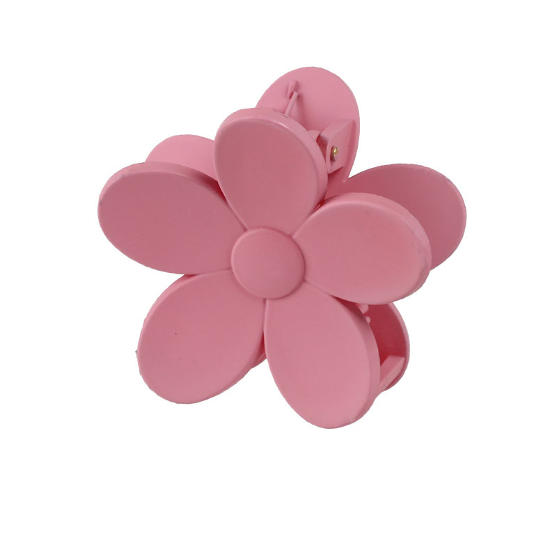 Autumn new arrivals: Cherry blossom pink hair clips, women's matte grabbers, fresh and versatile shark clips, hair grips, and hair accessories wholesale Application Scenario