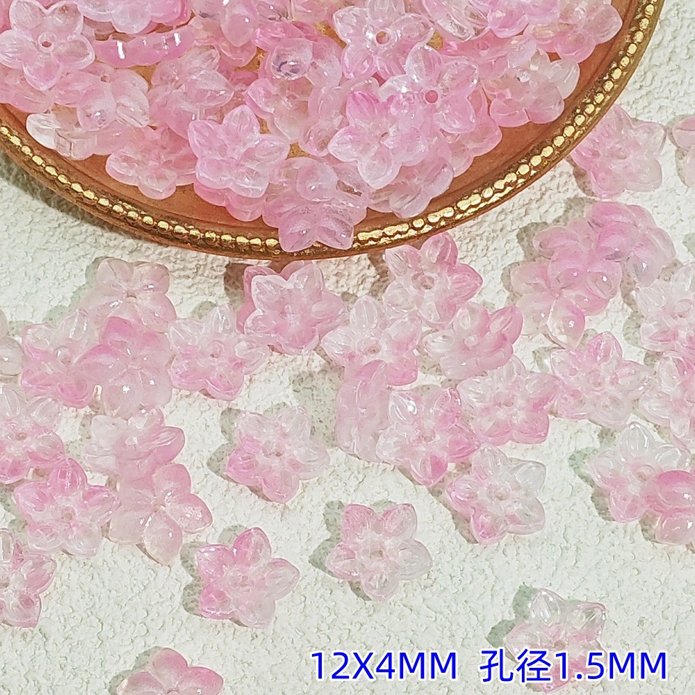 Best-selling dreamy glazed colored ancient-style hydrangea jewelry diy hairpins, bracelets, necklaces, small flower material accessories undefined