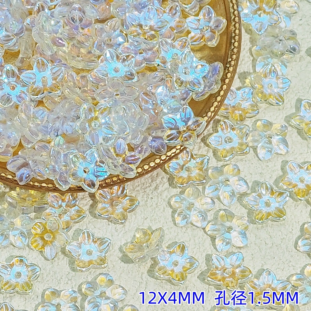 Best-selling dreamy glazed colored ancient-style hydrangea jewelry diy hairpins, bracelets, necklaces, small flower material accessories undefined