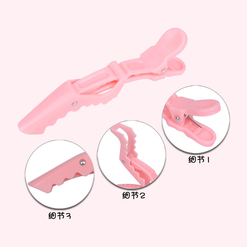 Hairdressing hairclips without scars, bangs, duckbill, crocodile hairclips, side positioning clips, hair clips for hairdressers and makeup artists Specification image
