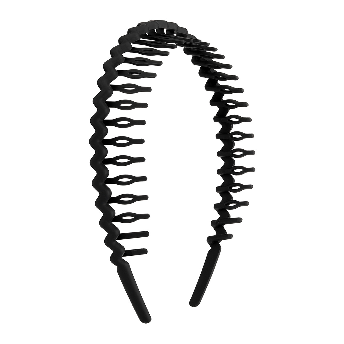 Cross-border best-selling wavy hair bands, face wash headbands, toothed anti-slip hair holes, high-end feel, Yiwu hair clips and hair accessories wholesale Item Picture