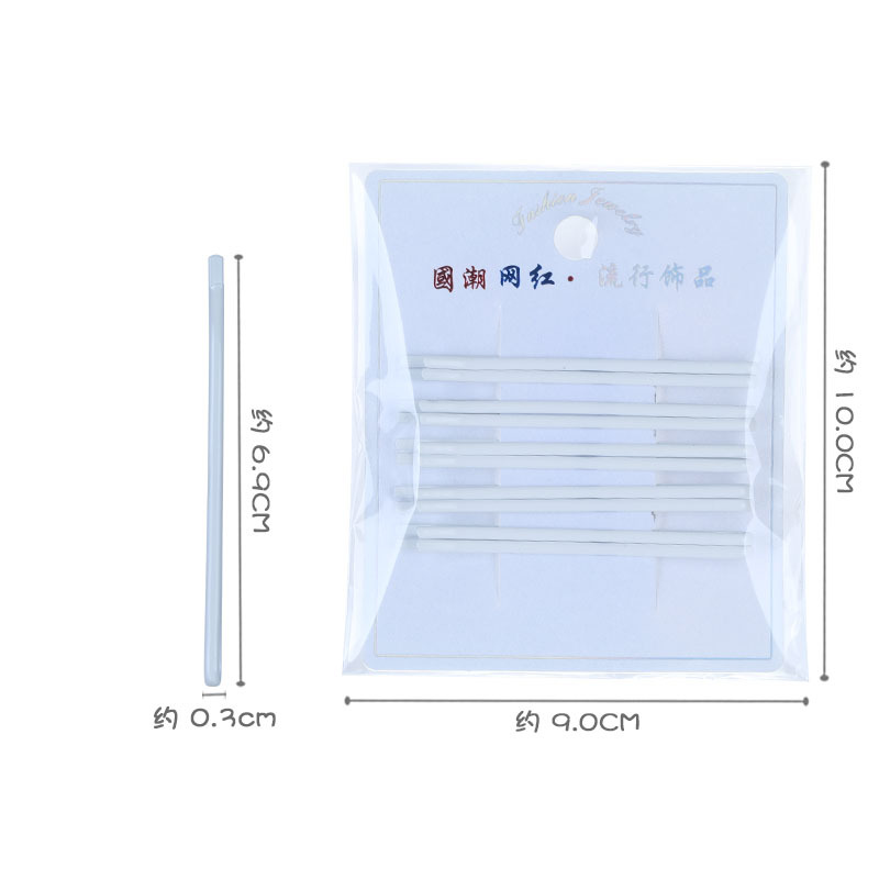 White one-line hair clips, fringe hair clips, steel clips, bb clips, nurse cap clips, side hair clips, and headwear details Picture