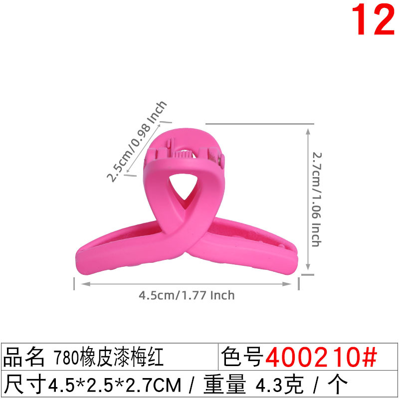 Autumn new arrivals: Cherry blossom pink hair clips, women's matte grabbers, fresh and versatile shark clips, hair grips, and hair accessories wholesale undefined