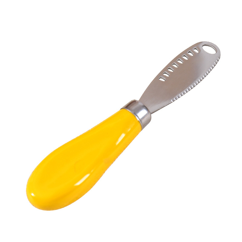 Multi-color ceramic stainless steel multi-functional butter spatula /410 stainless steel butter spatula/multi-functional spatula Item Picture
