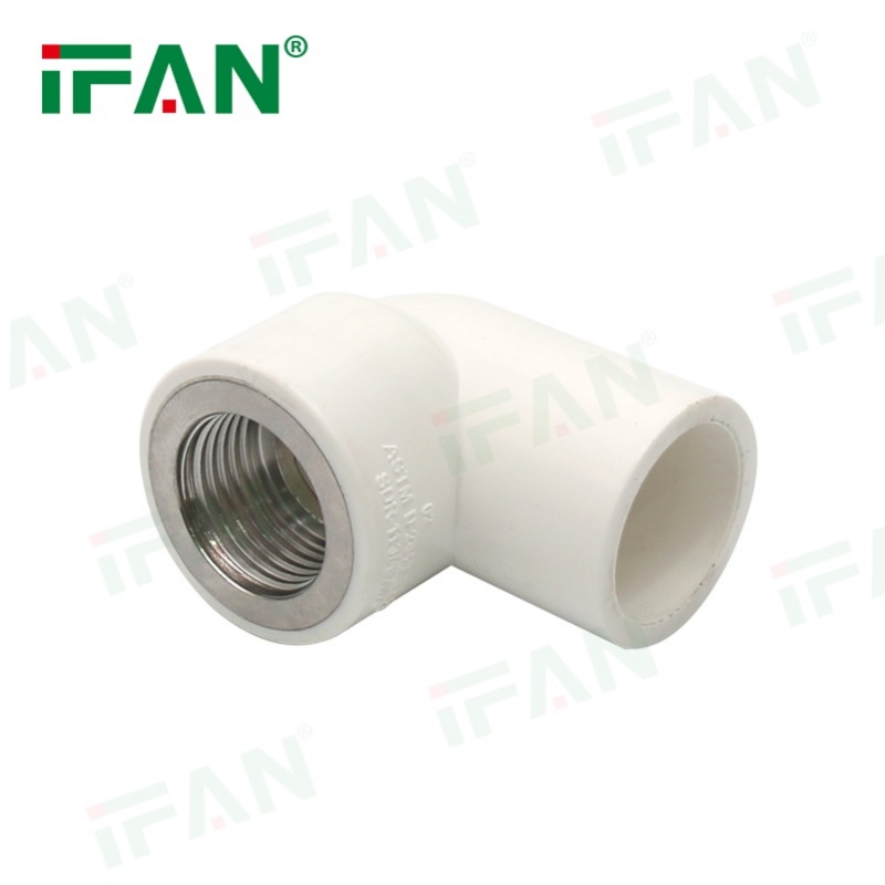 IFAN White UPVC Pipe Fittings Brass Female Thread Elbow Application Scenario