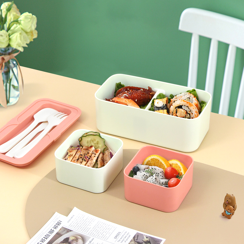 饭盒/保鲜盒/不锈钢餐具五金/不锈钢餐具/分格保鲜盒细节图