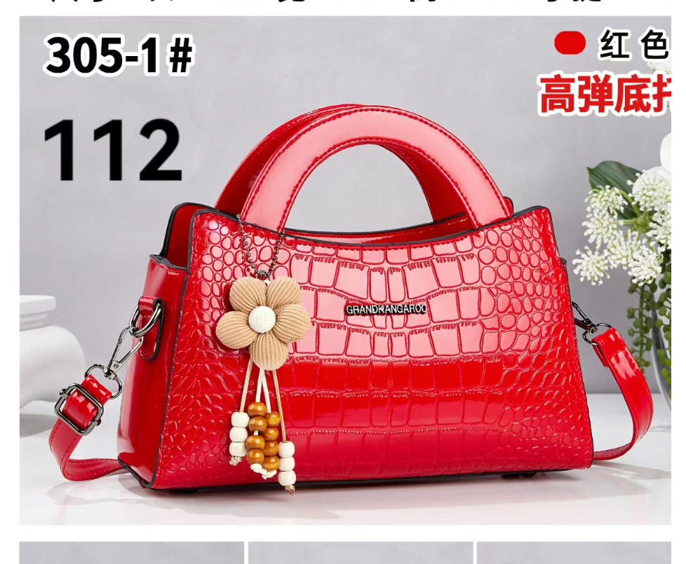 PU women's bag, lightweight for all seasons, small crossbody pocket, stylish texture, large capacity for foreign trade