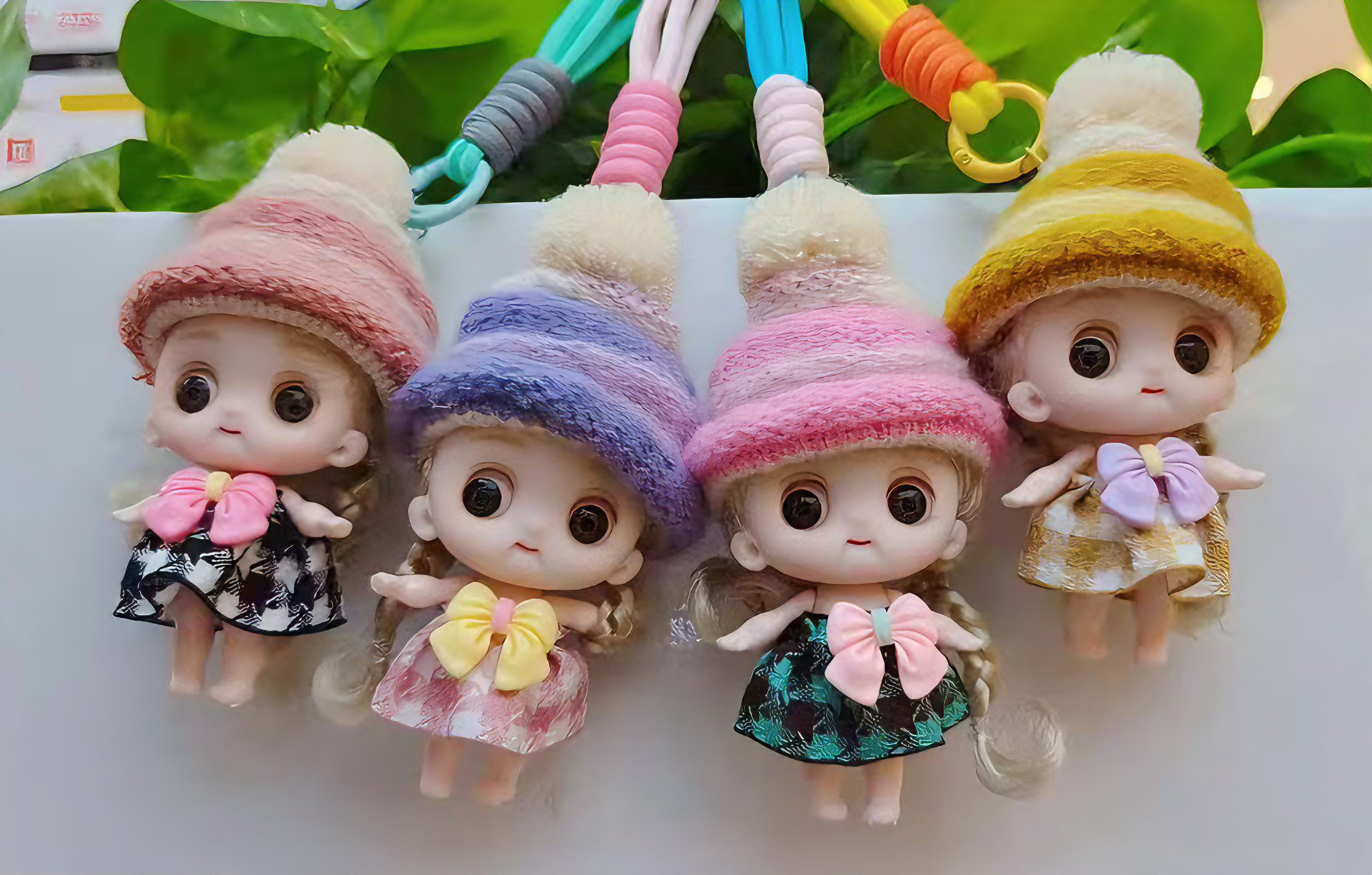 娃娃钥匙扣小玩偶挂件毛绒可爱钥匙扣车载包挂装饰钥匙扣 Application Scenario