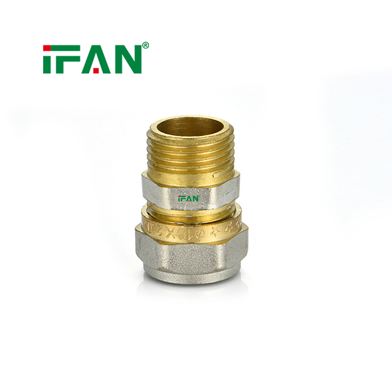 IFAN Brass PEX Pipe Accessories Plumbing Compression Fitting