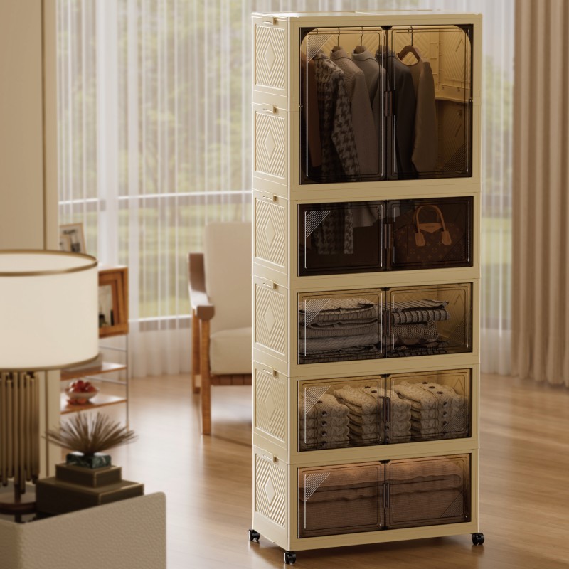 【CL】26Q2#2085-1Y-2Z-3Z-4Z Cream-style folding wardrobe Application Scenario