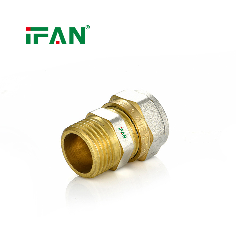 IFAN Brass PEX Pipe Accessories Plumbing Compression Fitting details Picture